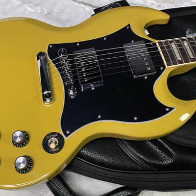NEW ! Gibson SG Standard TV Yellow Finish - Original Gibson Leather Gig Bag - Authorized Dealer - Only 6.5 lbs - G07324 image 1