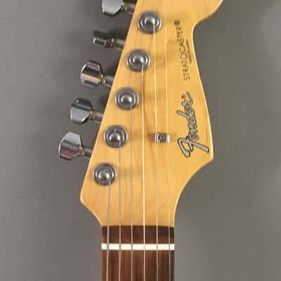 Vintage Fender Stratocaster 1993 Solid Custom Contour Body Lake Placid Blue Rare MIJ Relic HSC 6.8 Lb! image 3