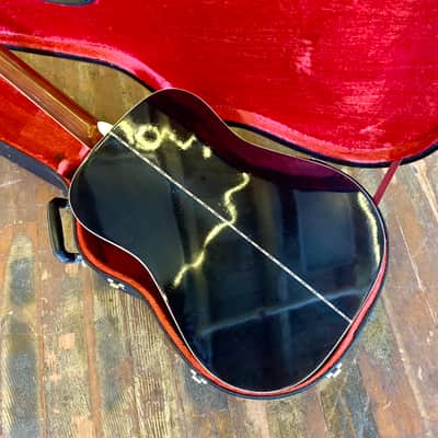 Yamaki YB-300 dreadnought acoustic guitar c 1970's Buffalo head