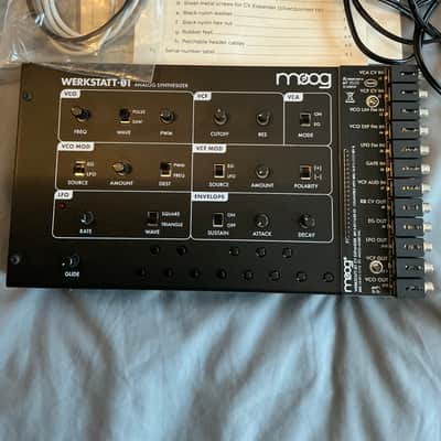 Moog Werkstatt-Ø1 Analog Synthesizer Kit 2020 - Present - Black image 3