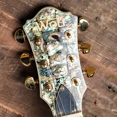 Wolf WLP 750T Special Edition Electric Guitar Abalone w/Hard Case image 16