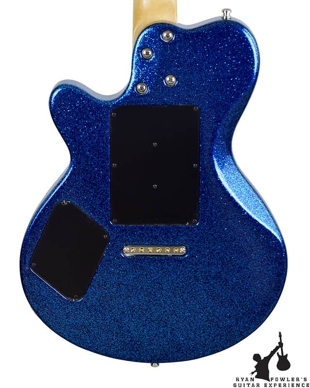 triumph エレキギター 青 Godin Triumph Blue Sparkle | Reverb