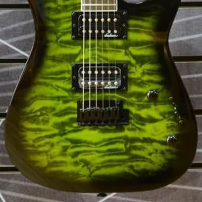 Jackson JS Series Dinky JS20 DKQ 2PT Electric Guitar Trans Green Burst image 6