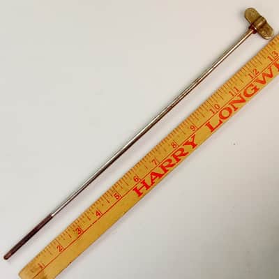 Ludwig 13 1/4" 12-24tpi Bass-Drum Thumb-Tension T-Rod/Screw Vintage Nickel Snare image 1