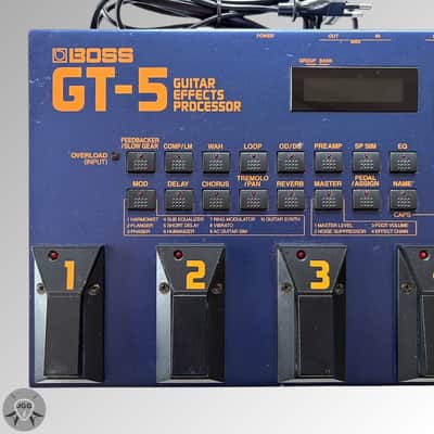 Boss GT-5 Guitar Processor Multi-Effect Unit - Blue - Very Good Condition image 2