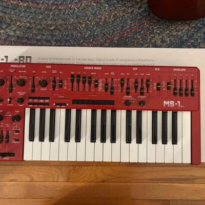 Behringer MS-1 / MS-101 MK II Analog Synthesizer 2019 - Present - Red image 2