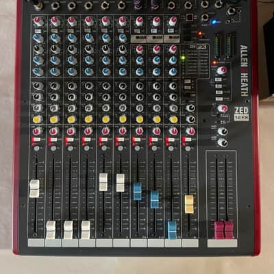 Allen & Heath ZED-12FX 12 Channels Mixer with Effects - Black/Red image 1