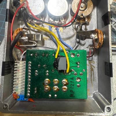 Stolhand Pedalboard Friendly JDF2 Fuzz Face with Stolhand mods and rare MP121A geranium transistors. image 5