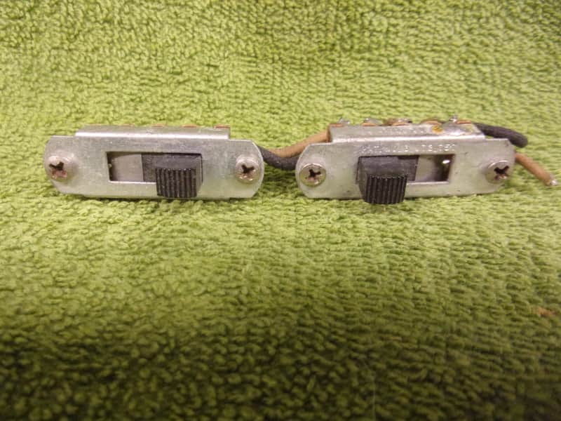 REVISED: PROJECT: Fender Jazzmaster or Jaguar switches, early 1960's, silver, Cipollina image 1
