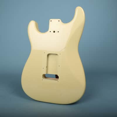 1994 Fender USA Stratocaster Guitar Body Vintage White image 11