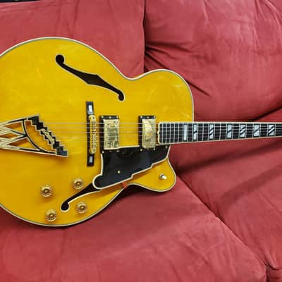 D'Angelico NYL-2DH  Blonde With Case image 10