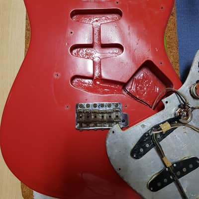 Fender Stratocaster 1962 in Fiesta red colour image 10