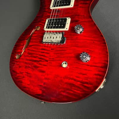 PRS CE 24 Semi-Hollow w/Gig Bag - Fire Red Burst image 1