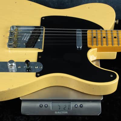 Fender Custom Shop 50 Double Esquire Journeyman Relic Nocaster Blonde ~ Secondhand image 6