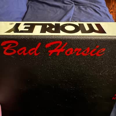 2020 - Present Morley Classic Bad Horsie Steve Vai Signature Wah - Black image 2