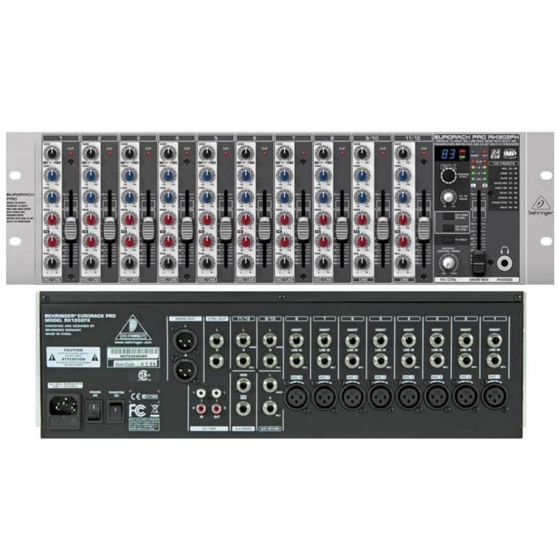 Behringer Eurorack Pro RX1202FX 12-Input Rack Mixer with Effects image 3