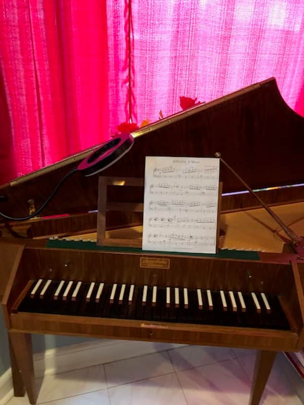 Sperrhake Passau harpsichord 1962 Sperrhake Passau 1962 - semigloss image 1