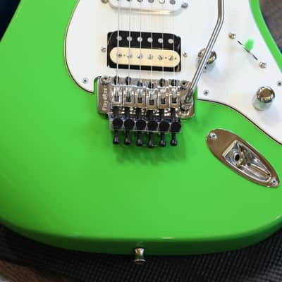 GJ2 Grover Jackson Custom Stratocaster Owned by Fish Electric Guitar Green + OHSC image 5