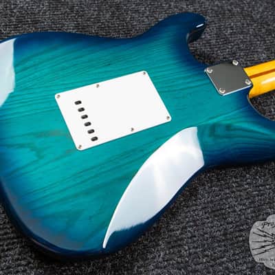 Tokai AST-108 S-Style MIJ Blue Burst Trans Ash Rosewood Alnico 2 Made in Japan image 7
