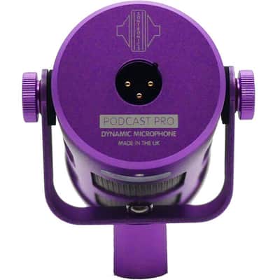 Sontronics PODCAST PRO Supercardioid Dynamic Broadcast Microphone (Purple) image 4