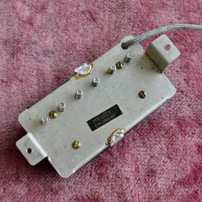 Vintage 1967 Gibson Patent Sticker T-top Humbucking Pickup 7.39k Les Paul SG STD image 4
