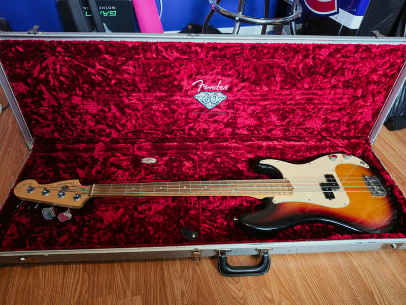 Fender 60th Anniversary American Precision Bass 2006 - 3-Color Sunburst image 1
