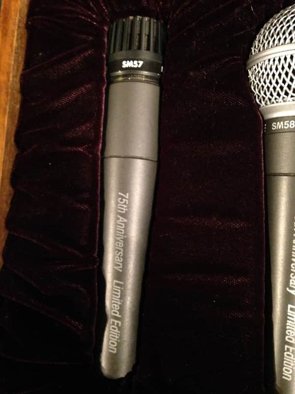 Shure 75th Anniversary Limited Edition SM57/58 microphone box set