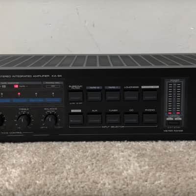 Kenwood KA-94 Stereo Analog Amplifier Black Great Condition image 1