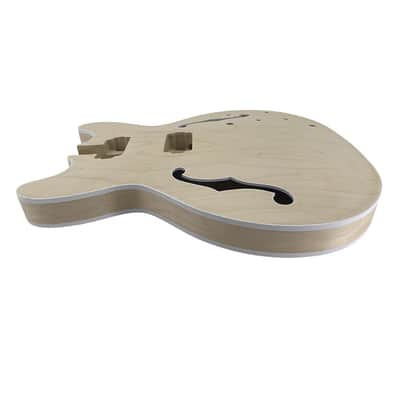 335 Style Electric Guitar Semi Hollow Body, Maple image 8