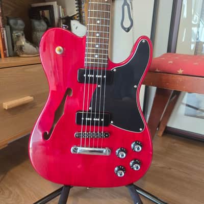 Fender Jim Adkins JA-90-Telecaster Thinline - Red Upgrades image 2