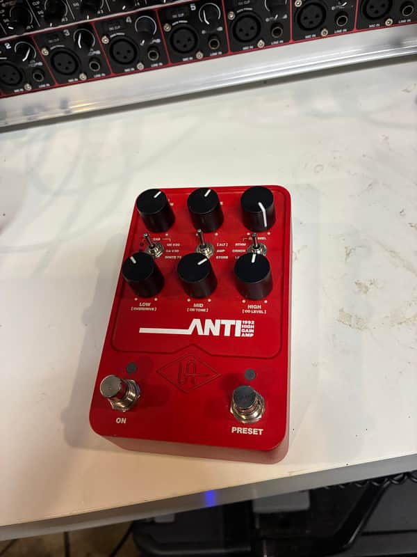 Universal Audio ANTI 1992 High Gain Amp  2024 - Present - Red image 1