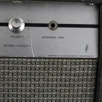 All Tube Bass amp Sound Electronics Corp X202+ w/original Jensen 15" Speaker image 3
