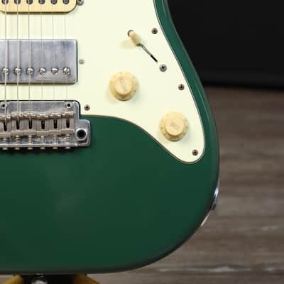2019 Schecter USA Custom Shop Traditional Wembley-II Sherwood Green HSS image 5