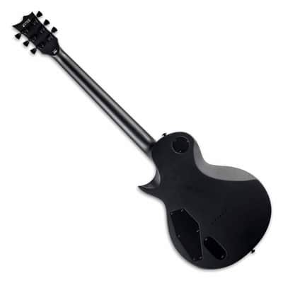 ESP LTD EC-1000 Baritone Electric Guitar - Charcoal Metallic Satin image 3