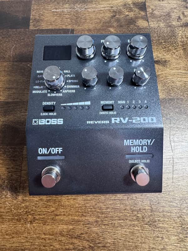 Boss RV-200 Reverb 2023 - Present - Black image 1