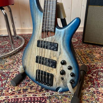 Ibanez SR605E-CTF 2024 - Cosmic Blue Starburst Flat image 9