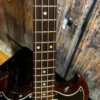 Gibson EB-0 Short Scale Bass 1967 - Cherry - Don Storck Custom image 20