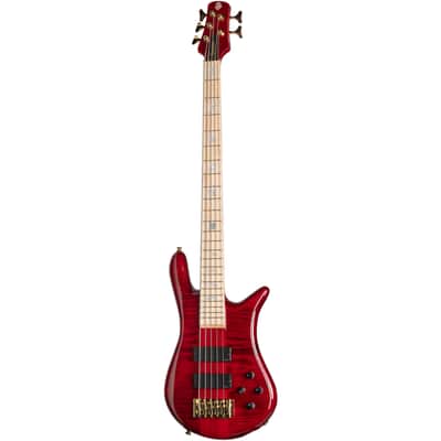 Spector Limited Edition Euro 5 LX 5 String Bass - Black Cherry Gloss image 2
