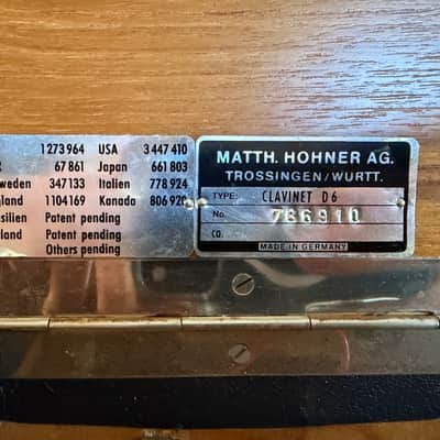 Hohner Clavinet D6 1971 - Natural (good condition) image 2