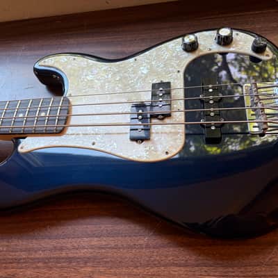 Fender Deluxe Active Precision Bass Special - Lollar Pickups - 2005 - 2016 - Navy Blue Metallic image 2