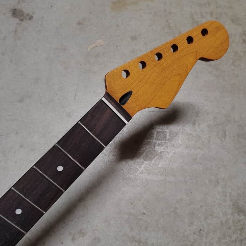 Roasted Maple Strat Neck fits fender Stratocaster body 22 frets image 1