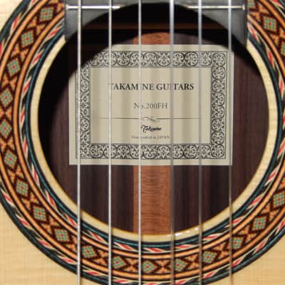 TAKAMINE No200FH 2022 - SWEET & POWERFUL CLASSICAL GUITAR -  ALL SOLID WOODS image 4
