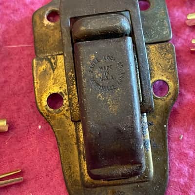 vintage Eagle case latch for 1950's 1960's Fender Gibson Lifton Geib guitar case 1959 Les Paul standard image 4
