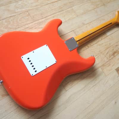 1983 Fender Stratocaster '57 Reissue Fullerton American Vintage Fiesta Red w/ohc, Hangtags image 13