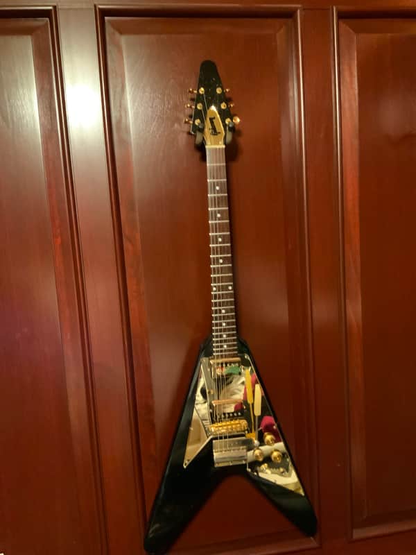 Gibson Custom Shop Lenny Kravitz Signature '67 Flying V 2002 - Ebony/Gold