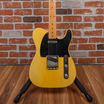 Fender Pre CBS Telecaster Butterscotch Blonde Relic Refin by Joe Riggio 1952 w/Hardshell Case image 4