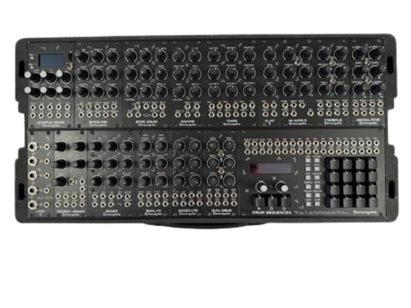 ERICA SYNTHS TECHNO SYSTEM W/ CUSTOM CASE : USED : [DETROIT MODULAR] image 1