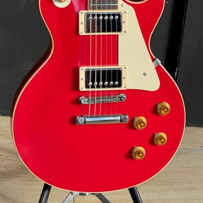 Gibson Les Paul Std. LPR-7 '57 Reissue 2012 - beautiful Custom Shop w/a Cardinal Red Top looks like Fiesta Red. image 1