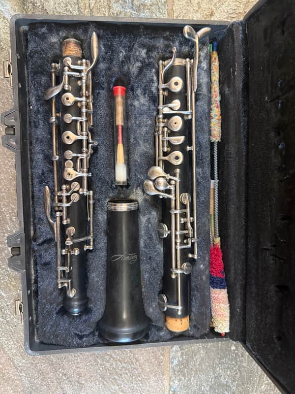 Armstrong brand Oboe with case. Made In USA image 1