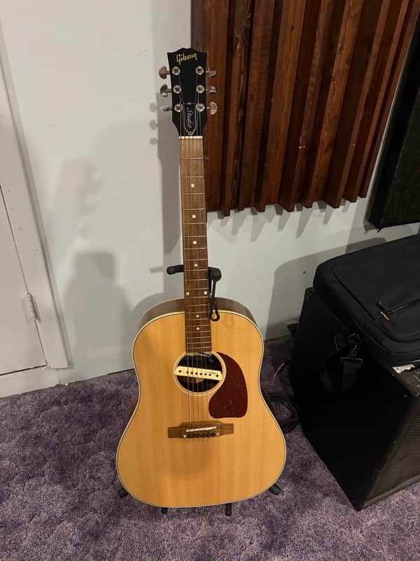 Gibson J-45 Studio Walnut 2020  Antique Natural Upgraded Pickup image 1